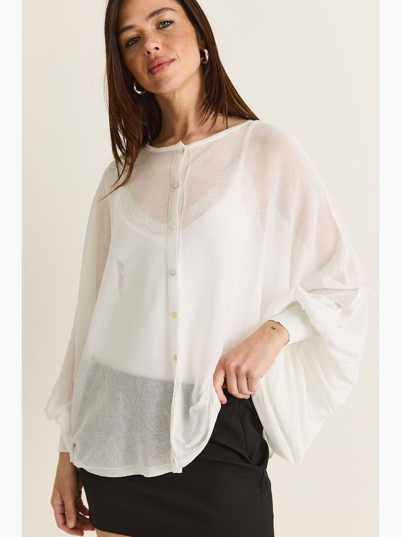 Blusa donna lucci Bianco - Kiabi