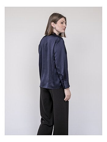 Blusa effetto satin OMALIA