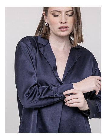 Blusa effetto satin OMALIA