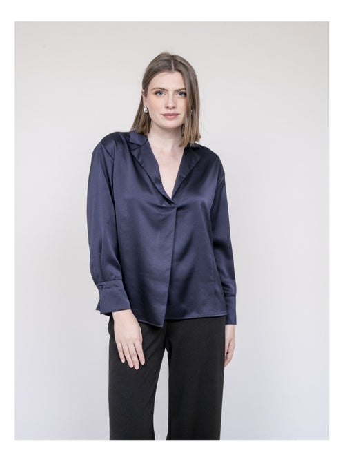Blusa effetto satin OMALIA - Kiabi