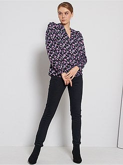 Blusa floreale con maniche a sbuffo - Kiabi