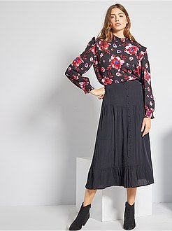 Blusa floreale - Kiabi