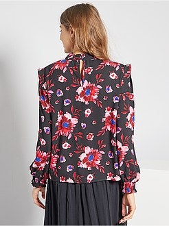 Blusa floreale - Kiabi