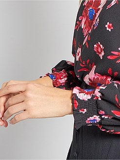 Blusa floreale - Kiabi