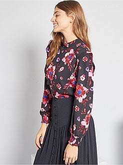 Blusa floreale - Kiabi