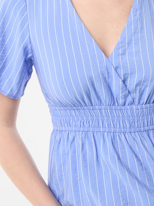 Blusa fluida a taglio svasato - Kiabi