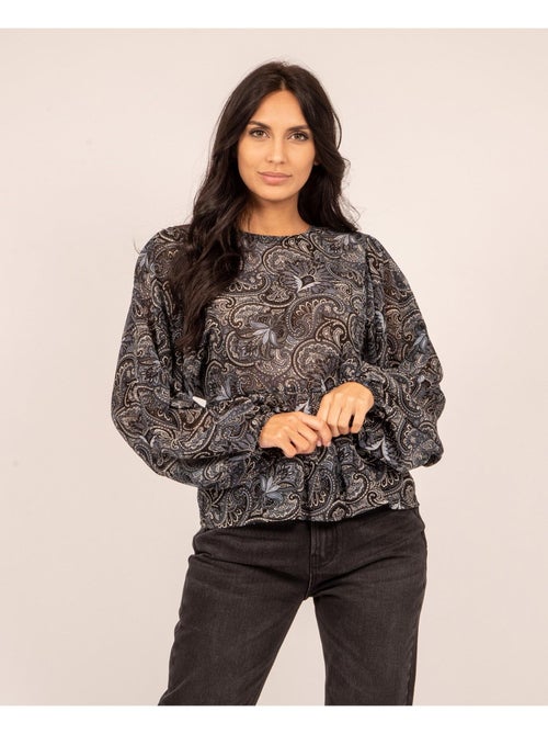 Blusa fluida con motivi FARAH - Kiabi