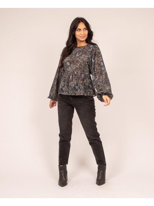 Blusa fluida con motivi FARAH - Kiabi
