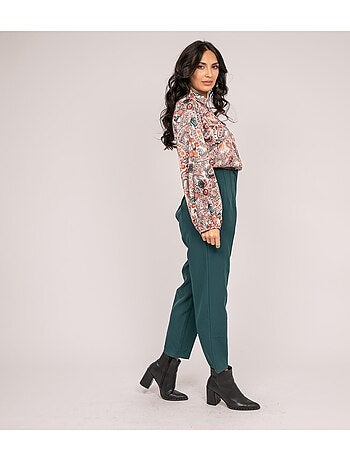 Blusa fluida con stampa FABUS