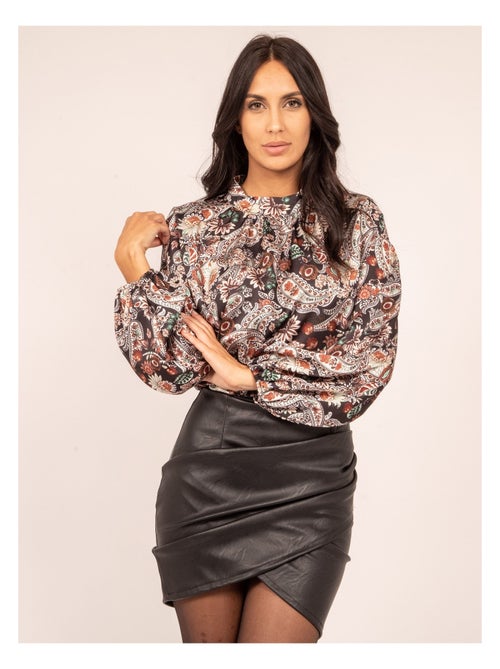 Blusa fluida con stampa FABUS - Kiabi