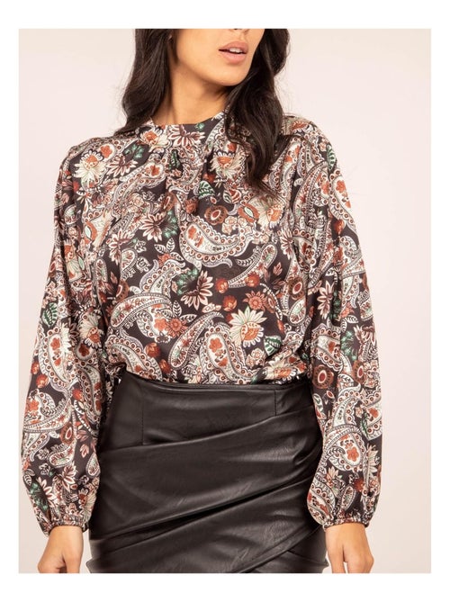 Blusa fluida con stampa FABUS - Kiabi