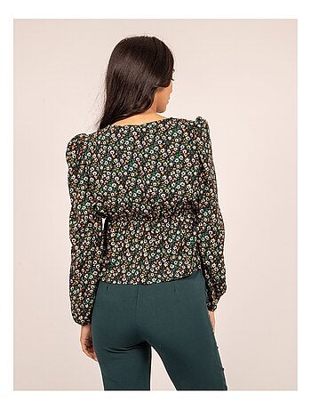 Blusa fluida con stampa FERINE