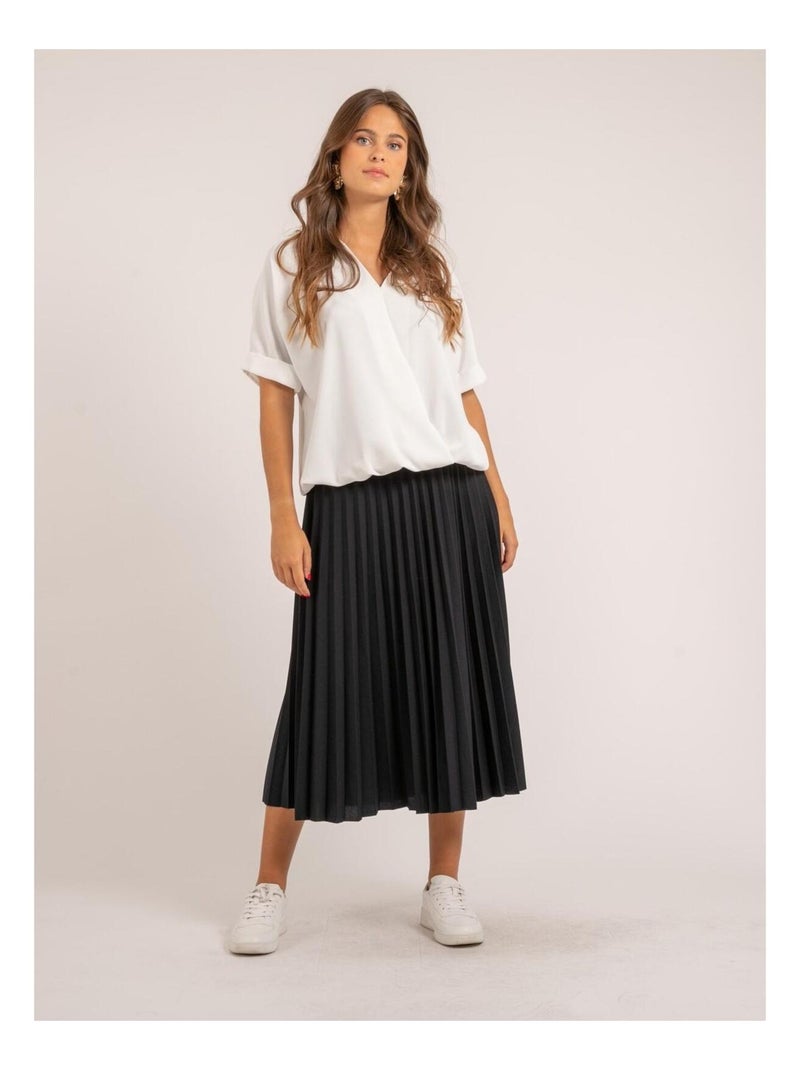 Blusa fluida OURIA Bianco - Kiabi