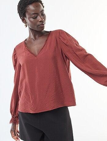 Blusa fluida tinta unita 'JDY'