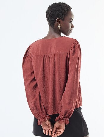 Blusa fluida tinta unita 'JDY'
