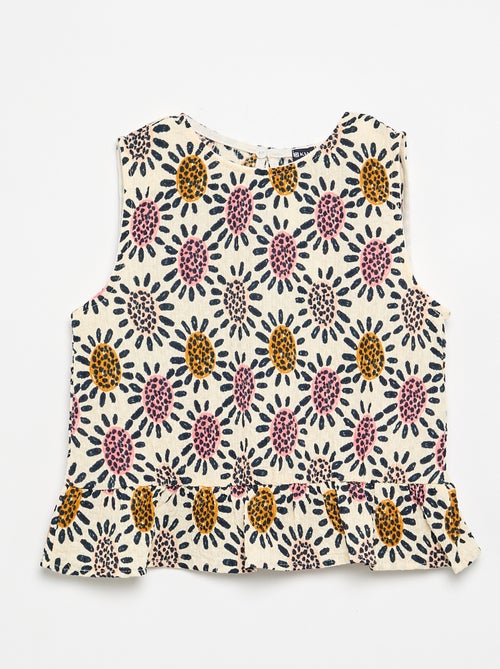 Blusa goffrata senza maniche - Kiabi Blusa goffrata senza maniche - Kiabi