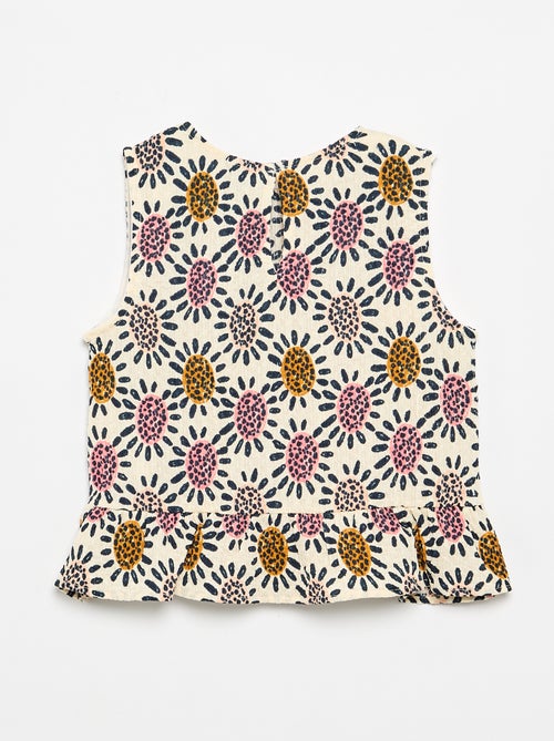 Blusa goffrata senza maniche - Kiabi Blusa goffrata senza maniche - Kiabi