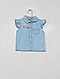     Blusa in denim ricamato vista 1
