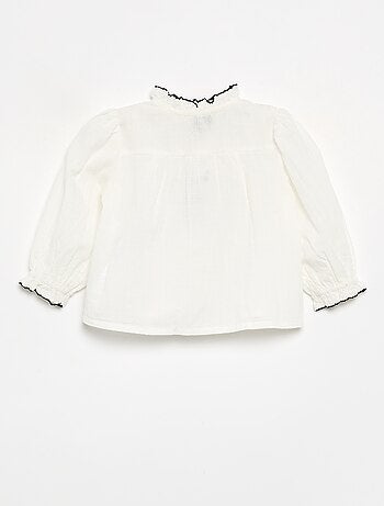 Blusa in dobby