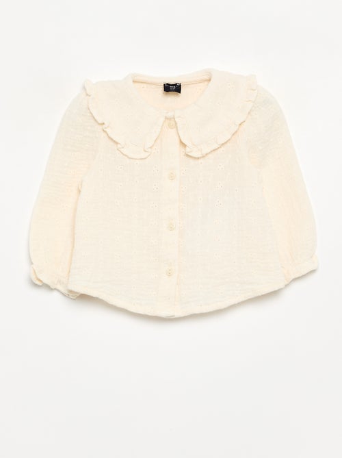 Blusa in garza di cotone - Kiabi Blusa in garza di cotone - Kiabi