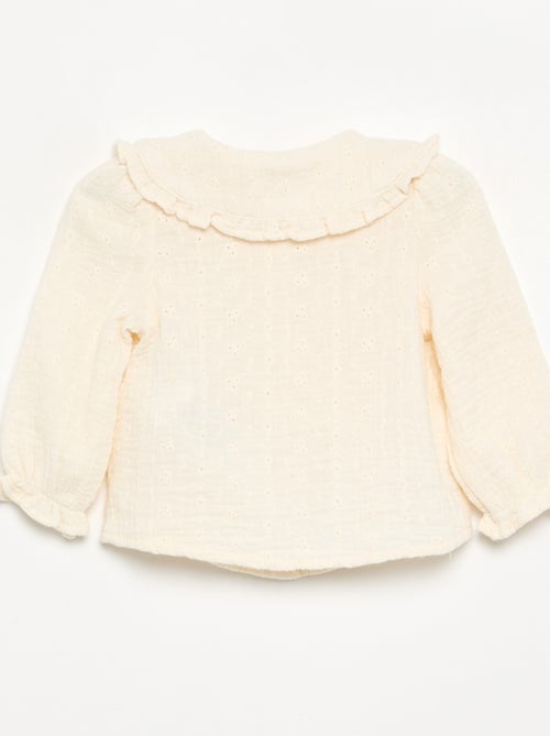Blusa in garza di cotone - Kiabi Blusa in garza di cotone - Kiabi