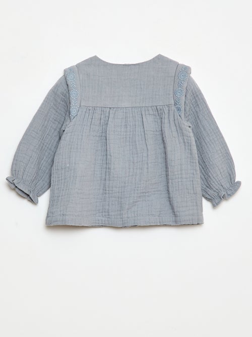 Blusa in garza di cotone - Kiabi