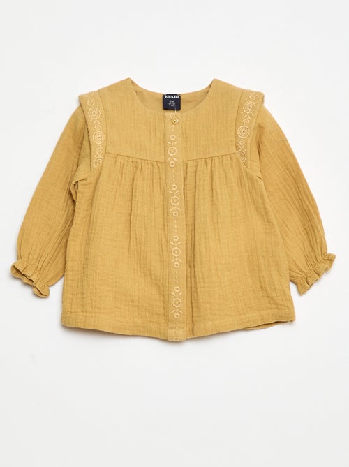 Blusa in garza di cotone - Kiabi