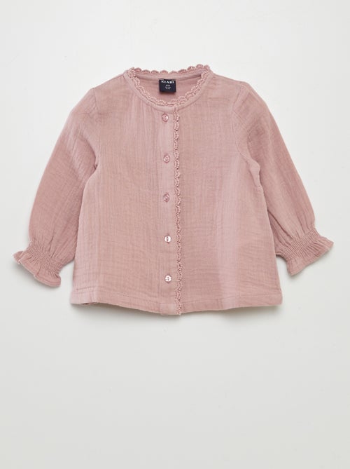 Blusa in garza di cotone - Kiabi