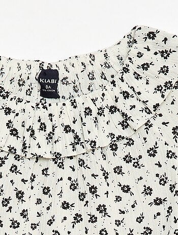 Blusa in maglia crêpe con collo elasticizzato - So Easy