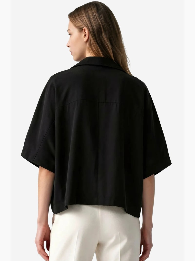 Blusa in misto modal busem Nero - Kiabi