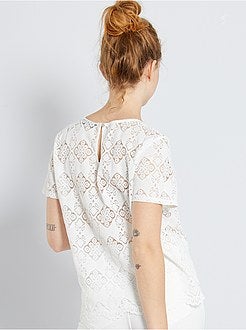 Blusa in pizzo - Kiabi