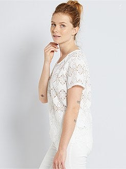 Blusa in pizzo - Kiabi