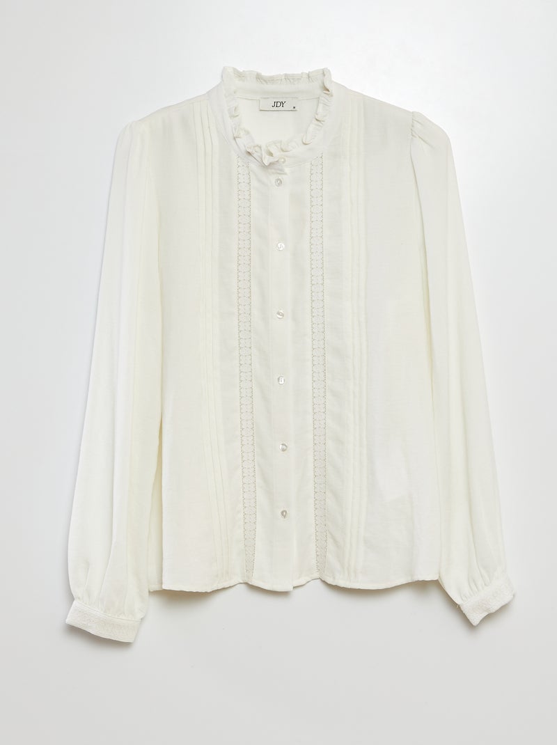 Blusa in pizzo 'JDY' BEIGE - Kiabi