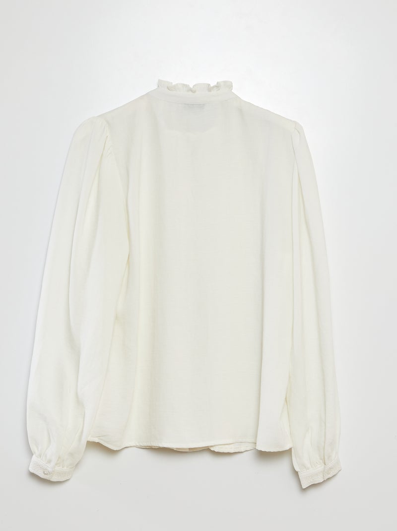 Blusa in pizzo 'JDY' BEIGE - Kiabi