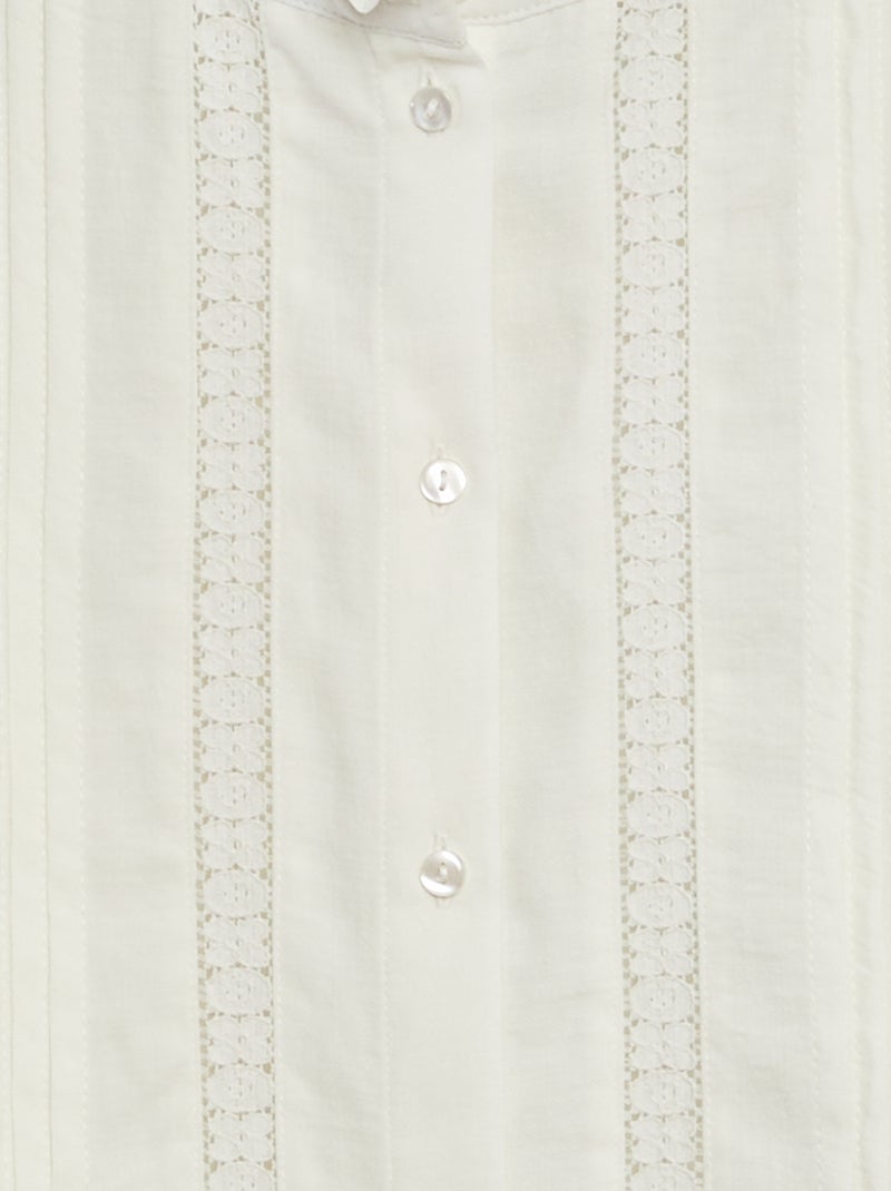 Blusa in pizzo 'JDY' BEIGE - Kiabi