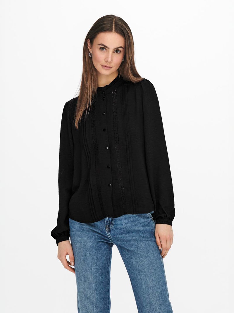 Blusa in pizzo 'JDY' nero - Kiabi