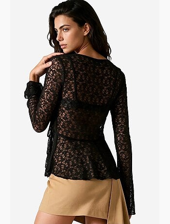 Blusa in poliammide ed elastan busem
