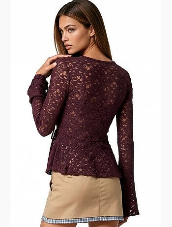 Blusa in poliammide ed elastan busem