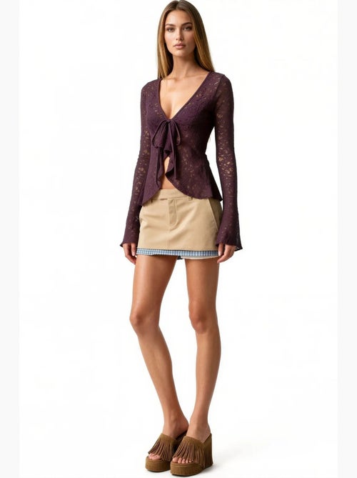 Blusa in poliammide ed elastan busem - Kiabi