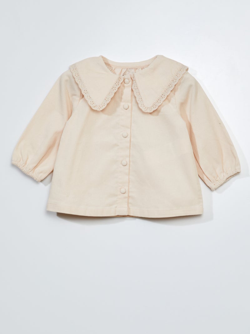 Blusa in velluto ROSA - Kiabi