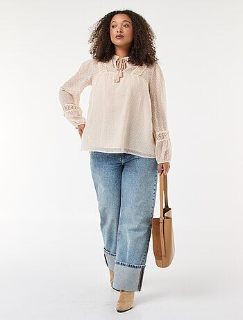 Blusa in voile 'Only Carmakoma'