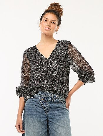 Blusa in voile stampata 'JDY'