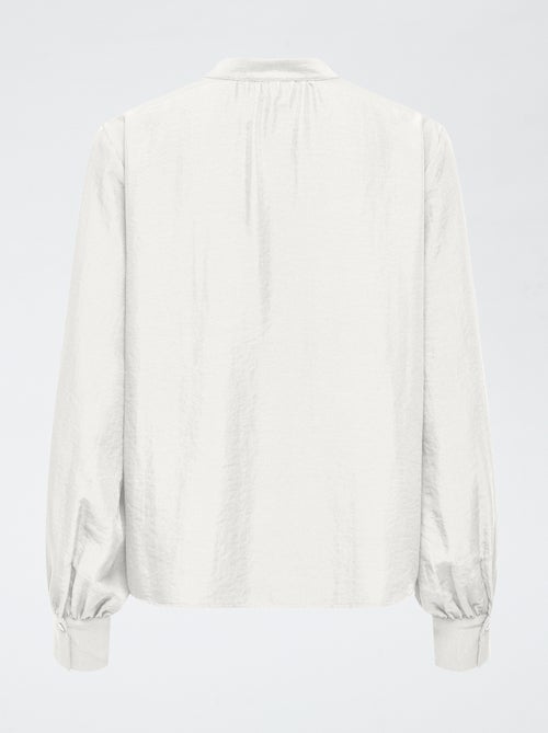 Blusa 'JDY' tinta unita con scollo a V - Kiabi