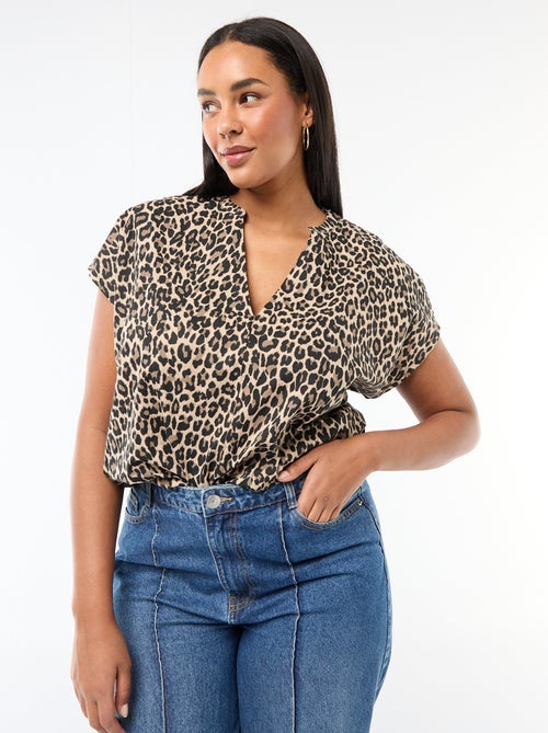 Blusa leggera a maniche corte - Kiabi