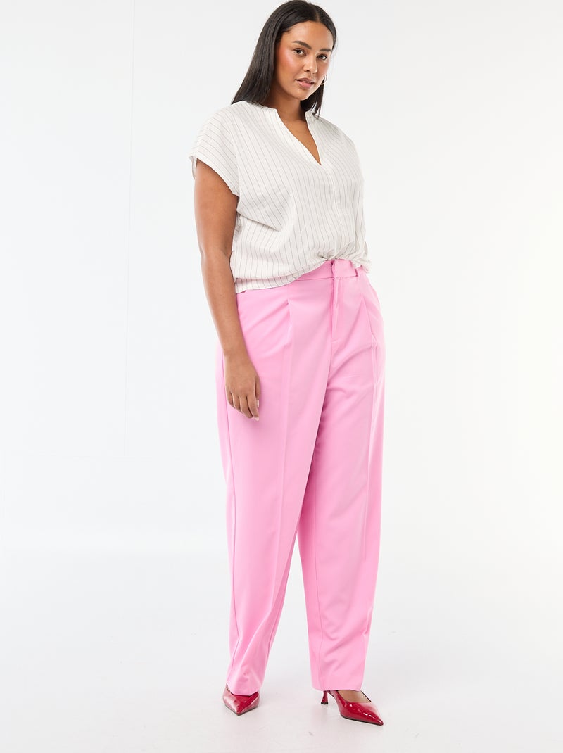 Blusa leggera a maniche corte Bianco - Kiabi
