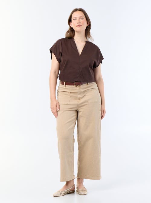 Blusa leggera a maniche corte - Kiabi
