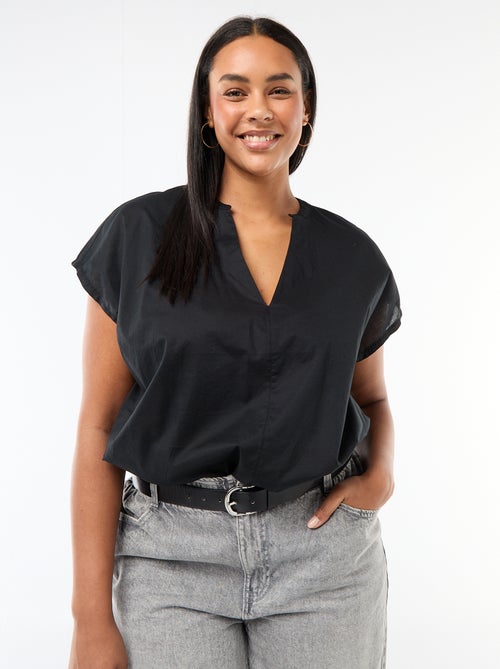 Blusa leggera a maniche corte - Kiabi