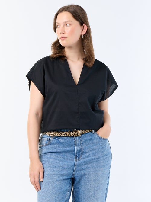 Blusa leggera a maniche corte - Kiabi