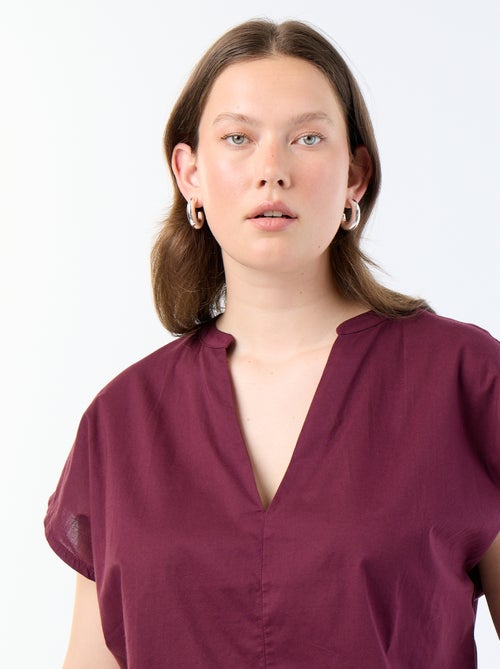 Blusa leggera a maniche corte - Kiabi