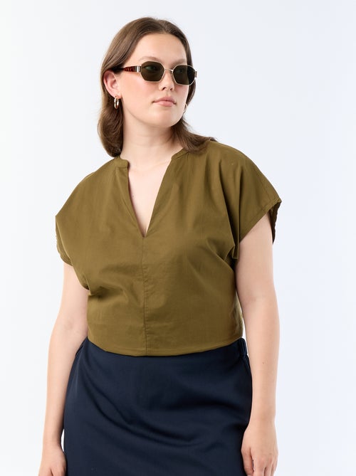 Blusa leggera a maniche corte - Kiabi